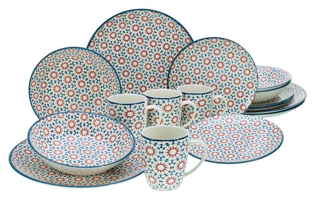 

CreaTable, 17838, Stella Bunt, комбинированный сервиз, 16 предметов, керамогранит, мультиколор