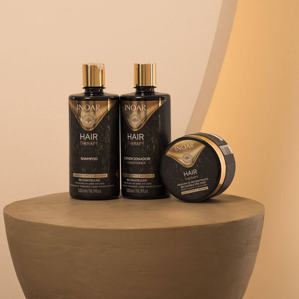 Укрепляющий кондиционер для поврежденных волос Inoar Hair Therapy 500 мл — фото 2