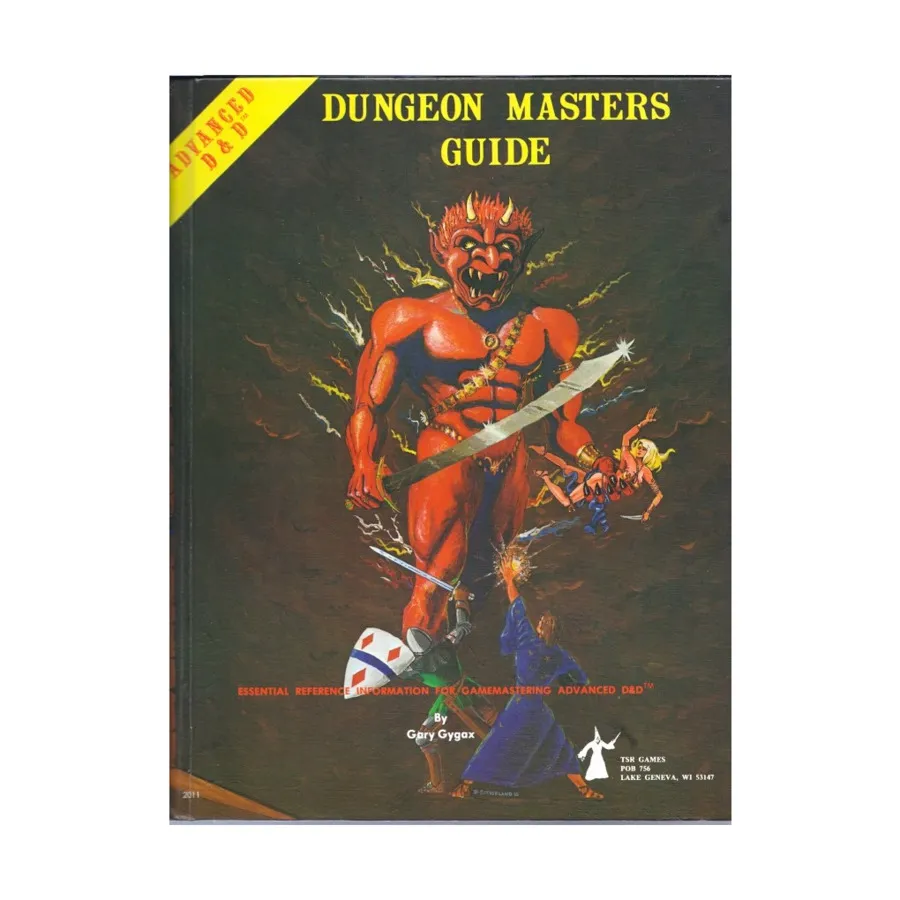 

Dungeon Master's Guide (1st Edition, 6th Gamma Printing, Efreet Cover), Advanced Dungeons & Dragons (1st Edition) - Core Books, Box Sets & Miscellaneous, твердый переплет