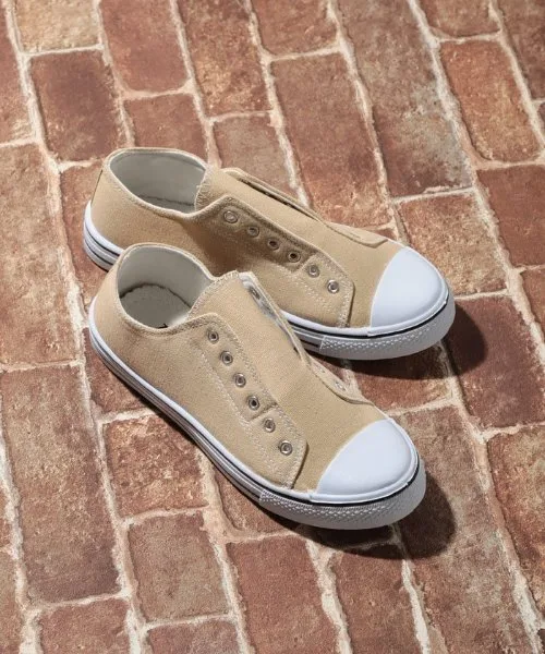 Унисекс слипоны из дышащего канваса Low-Tech Response Sneaker AAA+ бежевые