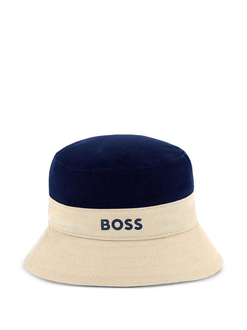 

Двусторонняя панама с логотипом BOSS Kidswear, белый