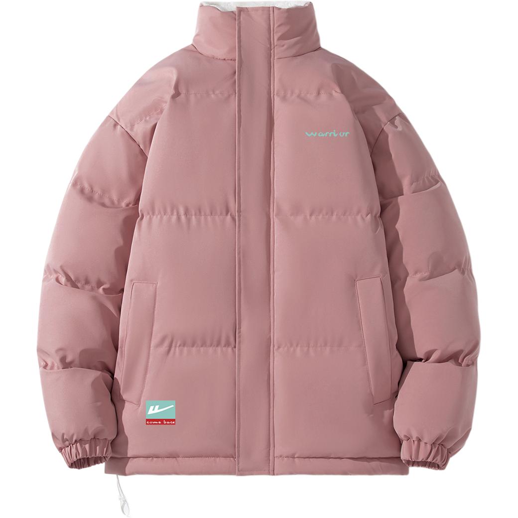 

Пуховик Unisex Stand Collar утепленный стеганый WARRIOR, розовый
