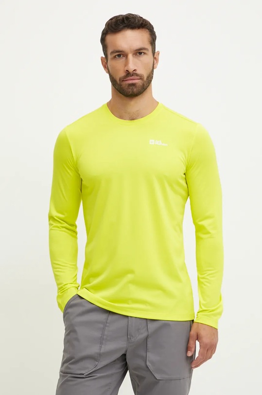 

Спортивный лонгслив Sky Thermal Jack Wolfskin, желтый