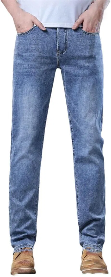 Джинсы Slim Fit с эффектом стрейч, светло-синий