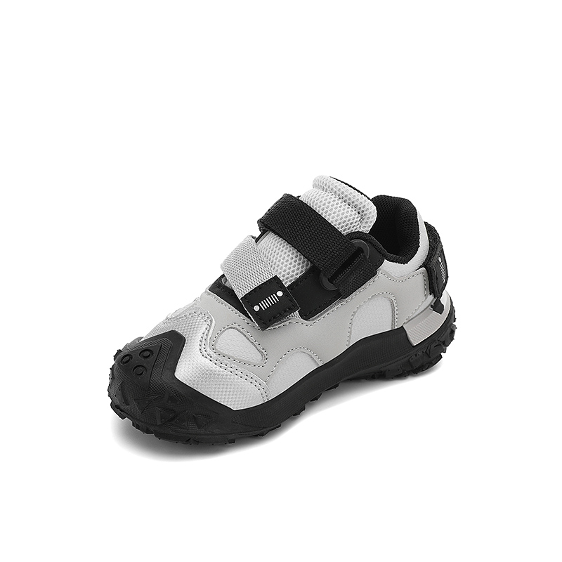 Кроссовки для бега Running Collection Slip Resistant, Abrasion Resistant, Lightweight Cushioning Low top детские Jeep, черный серый — фото 4