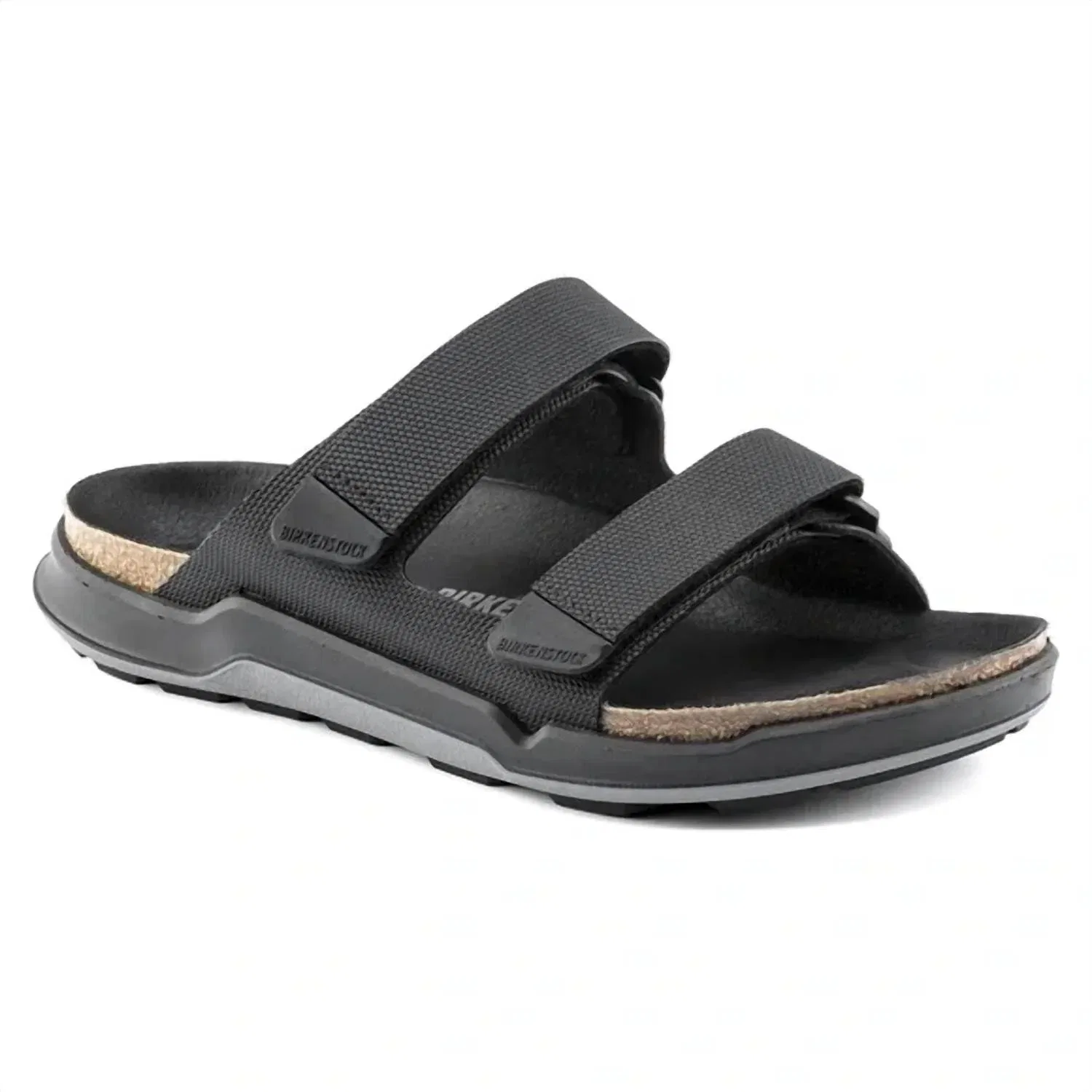 Birkenstock Мужские сандалии Atacama с пробковой стелькой, черные — фото 2