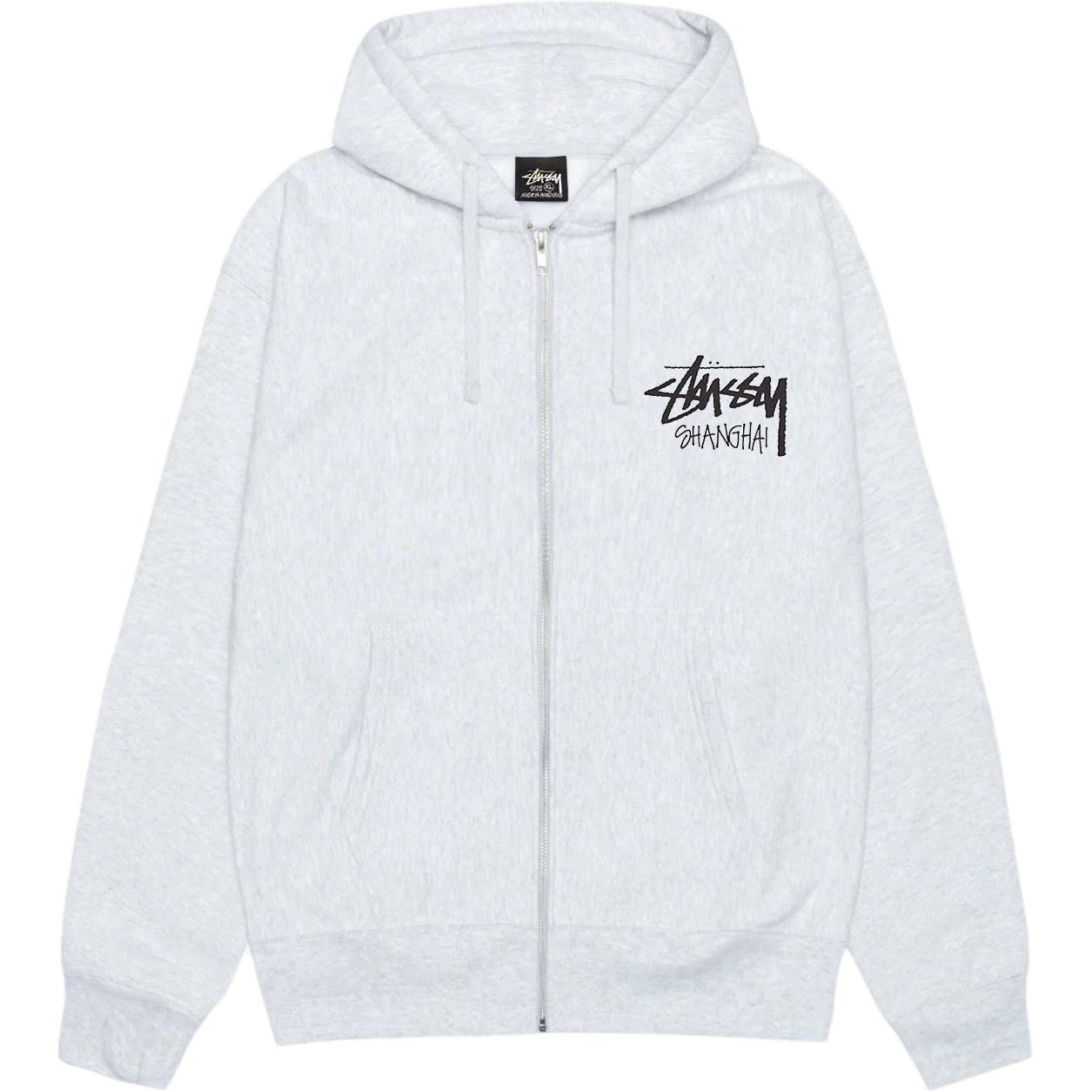 Свитшот Unisex Stussy серии "Осень 2024", серый — фото 3