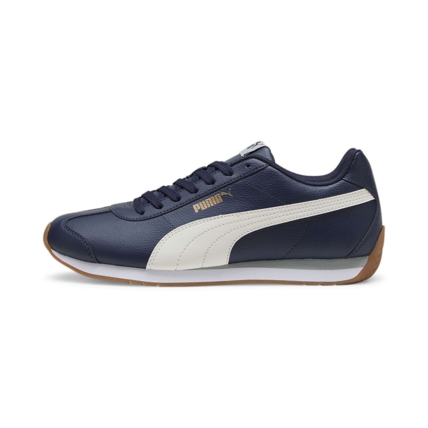 

Кроссовки PUMA Turin III, цвет Navy/Vapor Gray/Cool Mid Gray/Gold