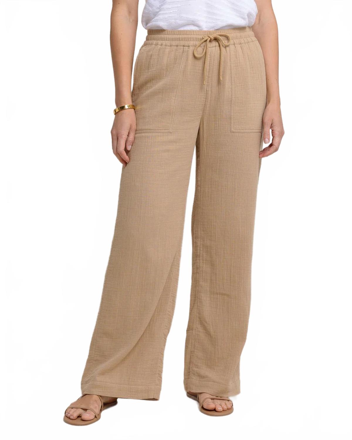 

Лейкен Широкие Брюки в цвете травертин SOUTHERN TIDE, Travertine