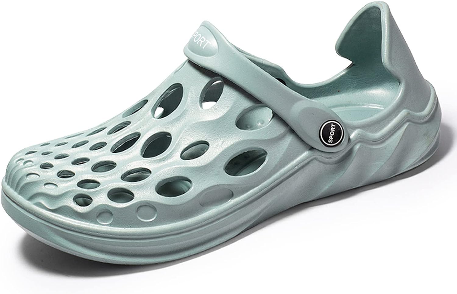 

Мужские водные сандалии FLIOZY, женские садовые сабо, летняя обувь для взрослых для реки, дышащие легкие сандалии для улицы и пляжа, шлепанцы, Cyan