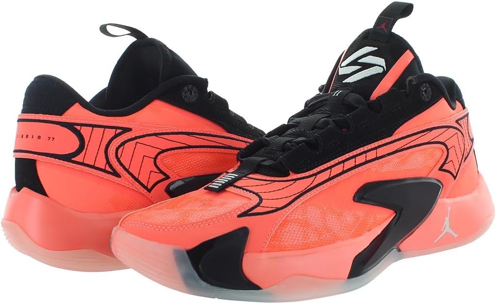Баскетбольные кроссовки Nike Luka 2 Team Bank, Bright Mango/Barely Green-Orange — фото 3