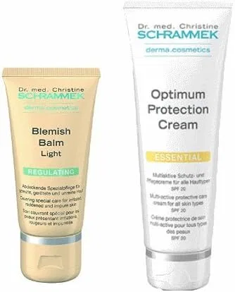 Набор Shramec Cosmetics — Для ухода за кожей: Бальзам Bremish Balm (Light) 40 мл и Крем Optimum Protect SPF 20 75 мл