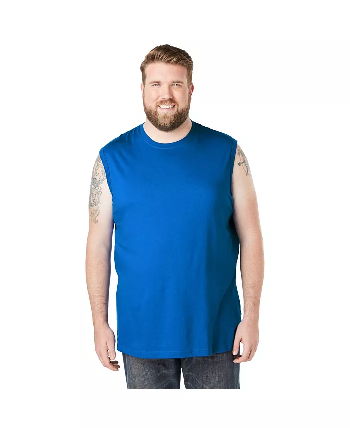 

Футболка Big & Tall Shrink-Less Lightweight Muscle KingSize, черный