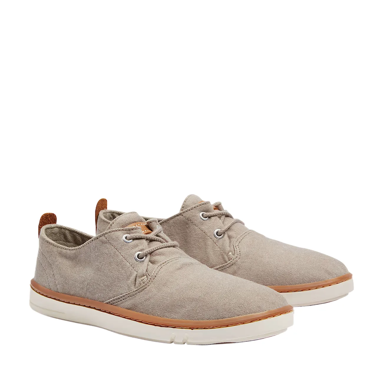 Timberland Hooksett легкие низкие кроссовки Canvas Men's Brown — фото 3