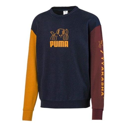 

Толстовка x tyakasha crossover round neck navy blue Puma, синий