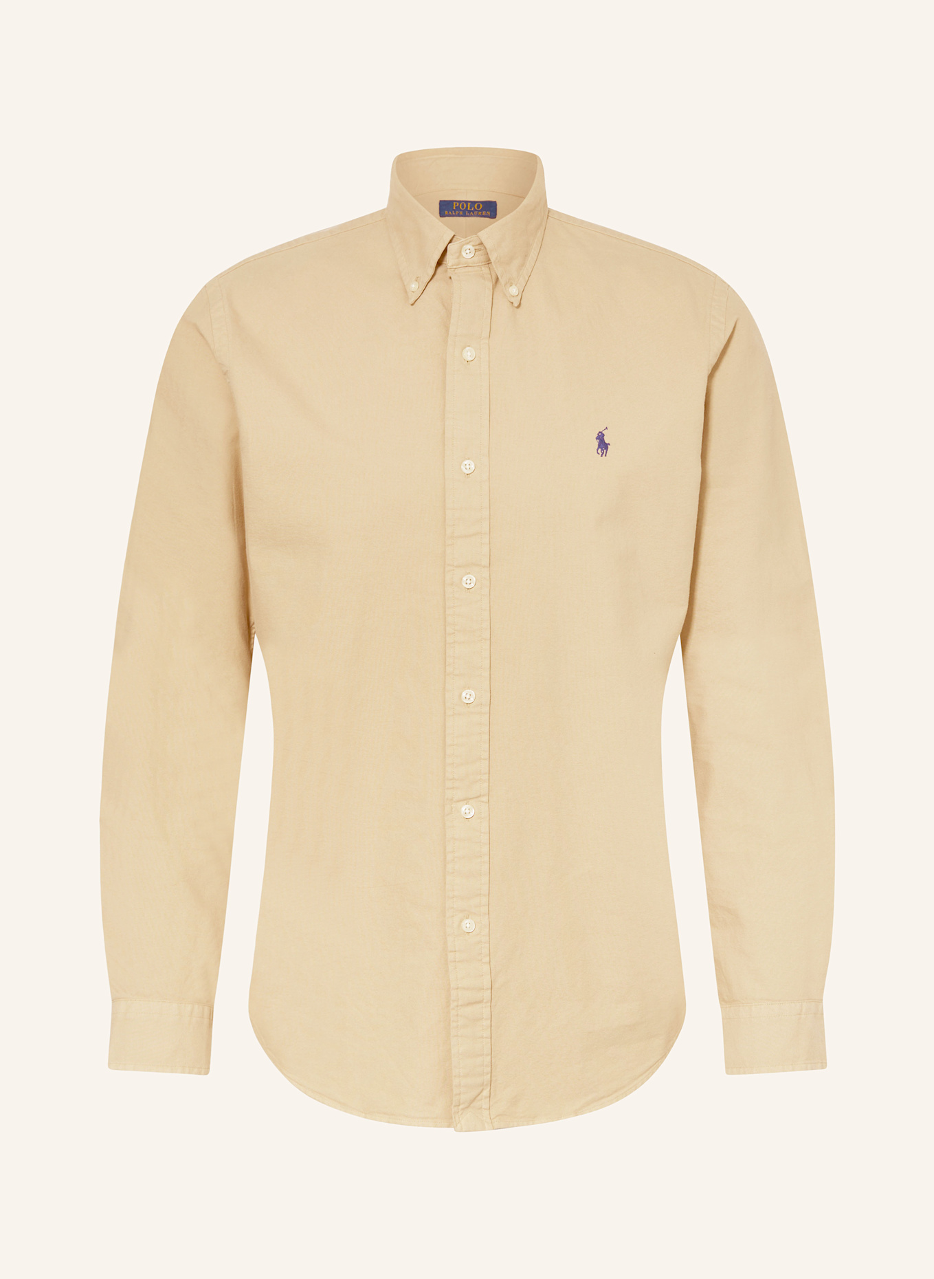 

Рубашка с индивидуальным пошивом Polo Ralph Lauren, бежевый
