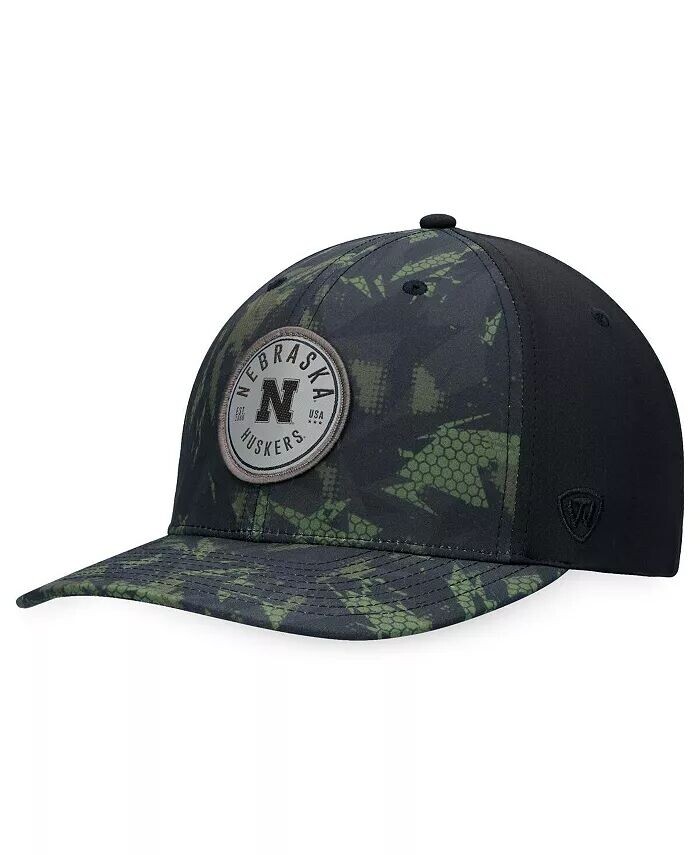 

Мужская черная кепка Nebraska Huskers OHT Military-Inspried Appreciation Camo Render Flex Top of the World