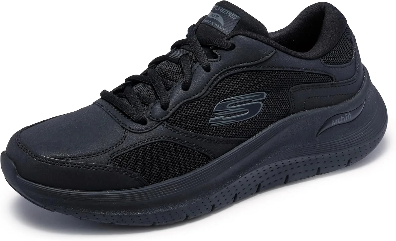 Мужские рабочие ботинки Skechers Arch Fit 2.0 Sr предназначены для работы без использования электроинструментов, черный