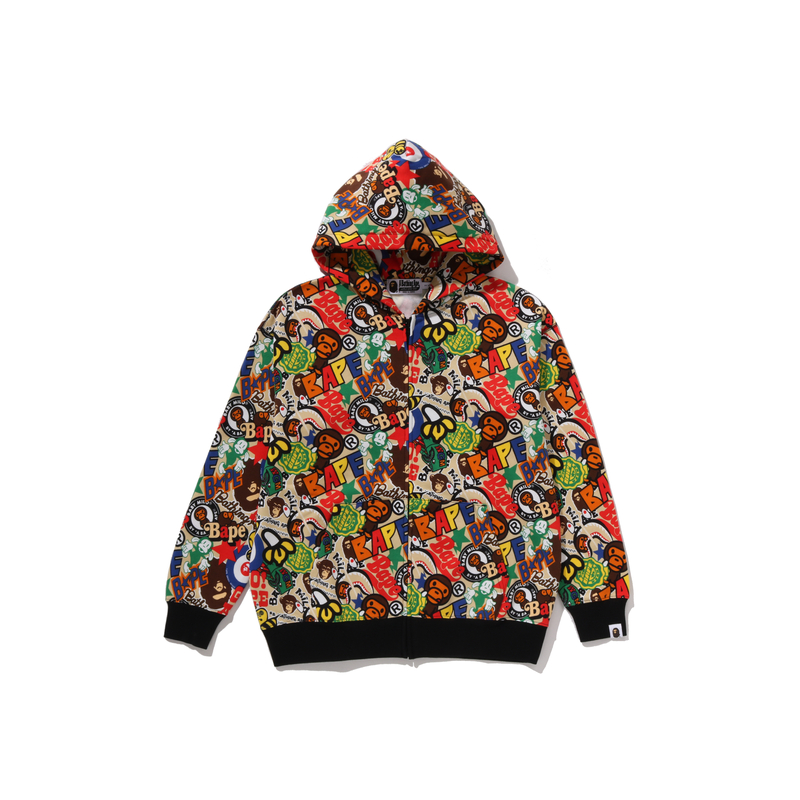 

Толстовка FW25 для детей 3-7 лет A BATHING APE, мультиколор