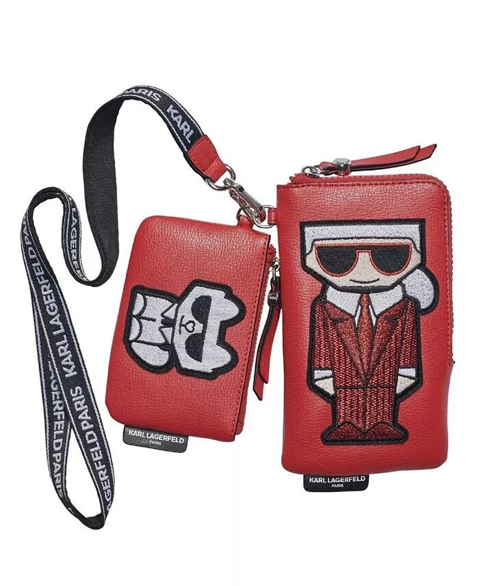 

Кошелек-шнурок Slg KARL LAGERFELD PARIS, черный