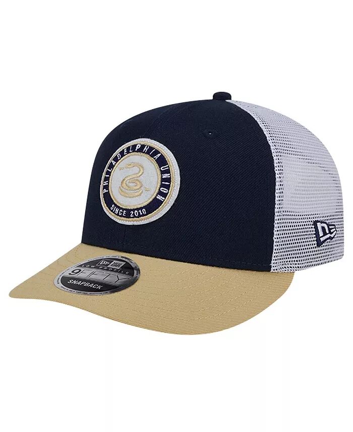 

Мужская темно-синяя бейсболка Philadelphia Union Throwback Trucker Low Profile 9FIFTY Snapback New Era, синий