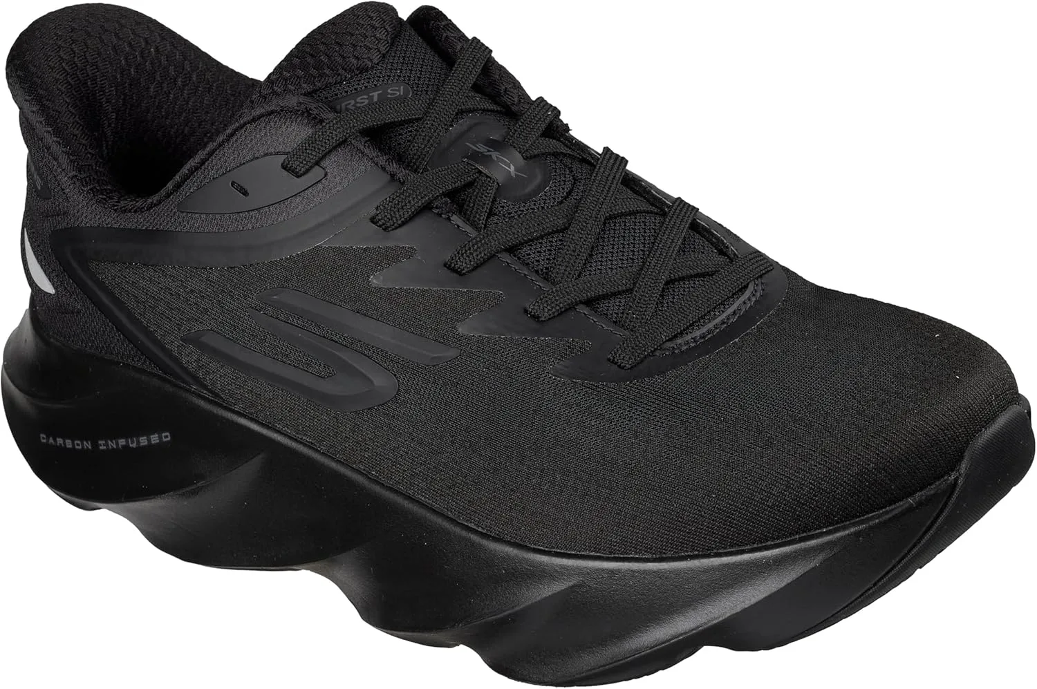 Мужские слипоны Skechers Aero Burst без шнурков, черный — фото 3