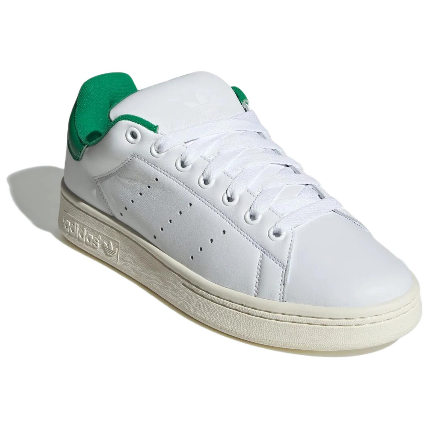 Мужские кроссовки для скейтбординга adidas originals, White/Green — фото 3