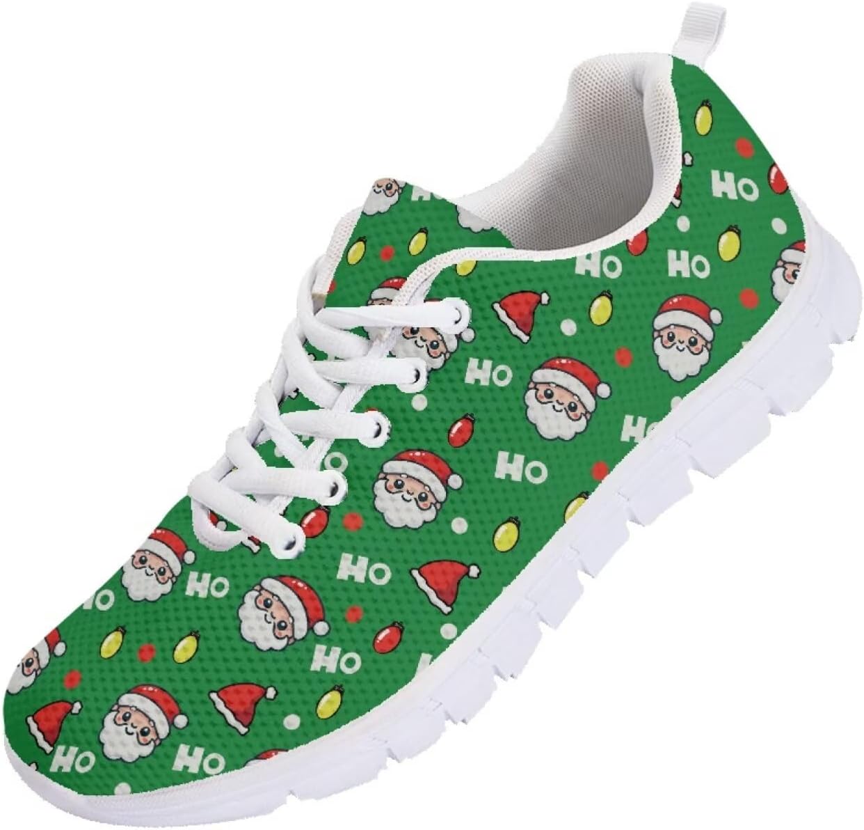 

Мужские кроссовки Funnydude Funny Print для бега, легкие и удобные, осенние кроссовки для тренировок, Santa Claus