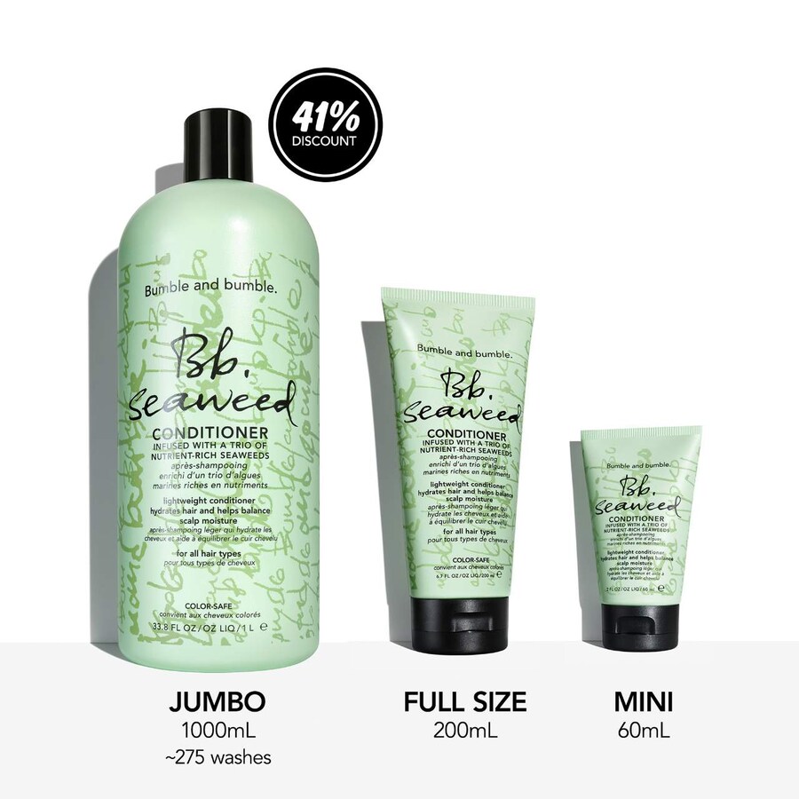 Питательный кондиционер на основе морских водорослей Bumble and bumble, 33.3 oz /1000 ml — фото 2