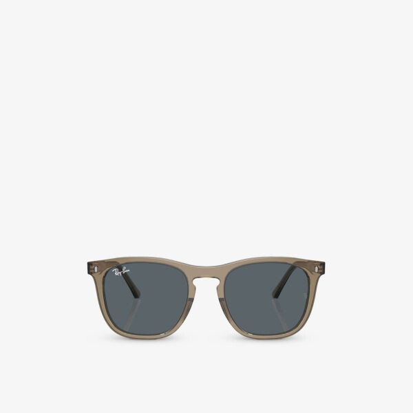 

Солнцезащитные очки rb2210 в круглой оправе из ацетата Ray-Ban, коричневый