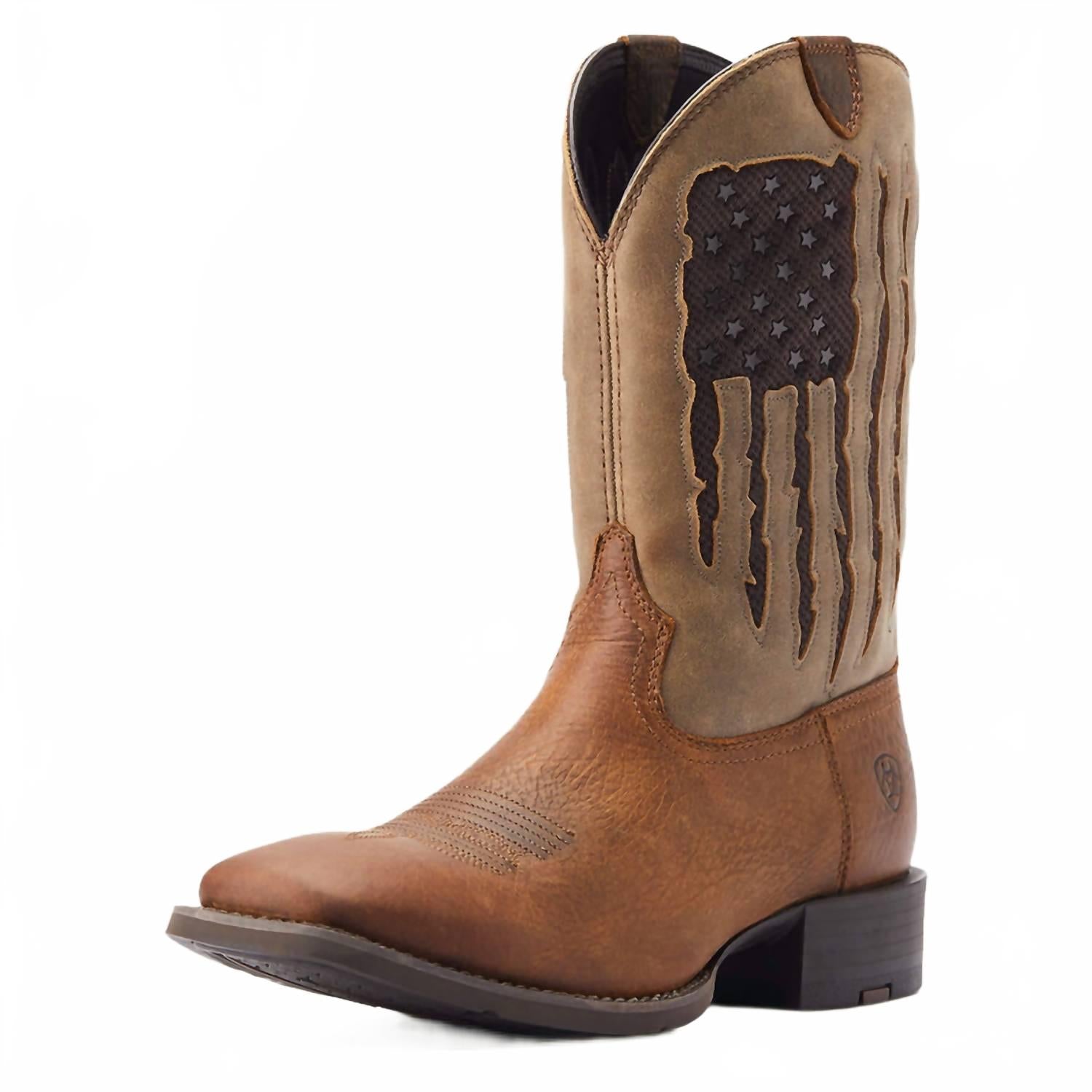 

ARIAT Мужские спортивные ковбойские сапоги Men's Sport My Country Venttek в цвете Faithful Brown