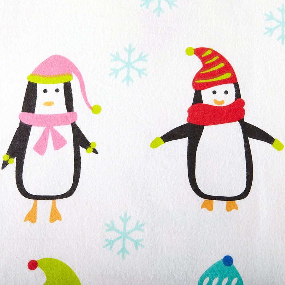 

Комплект фланелевых простыней Madelinen Stratton с наволочками, цвет Penguins