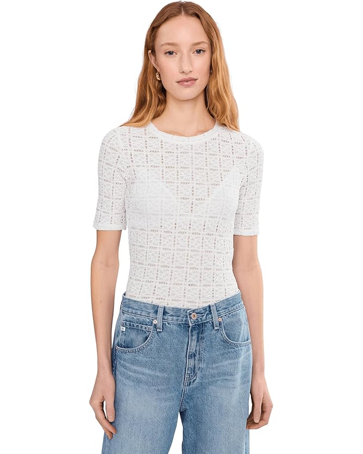 

Женская футболка Sanctuary Pucker Half, Chalk