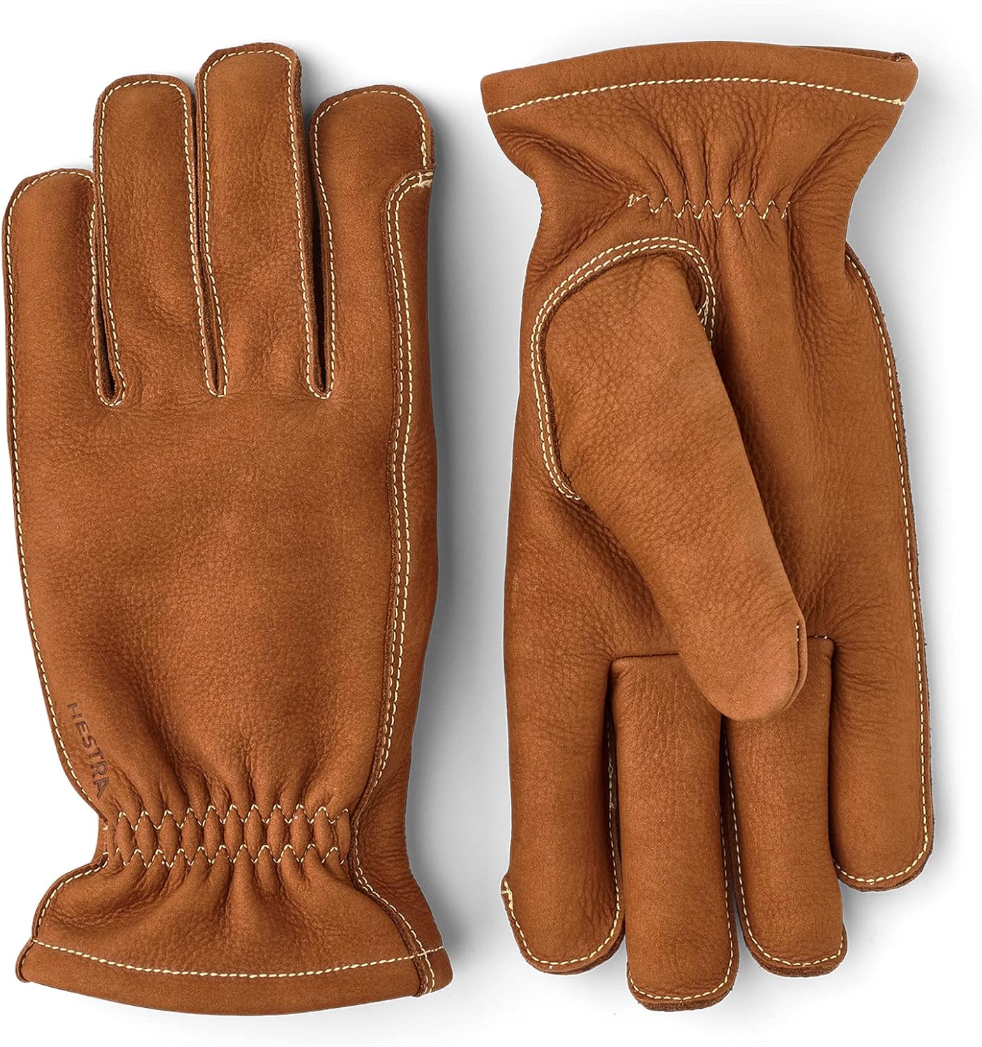 

Мужские перчатки Hestra Atle из нубука - 5-пальцевые перчатки, Cork