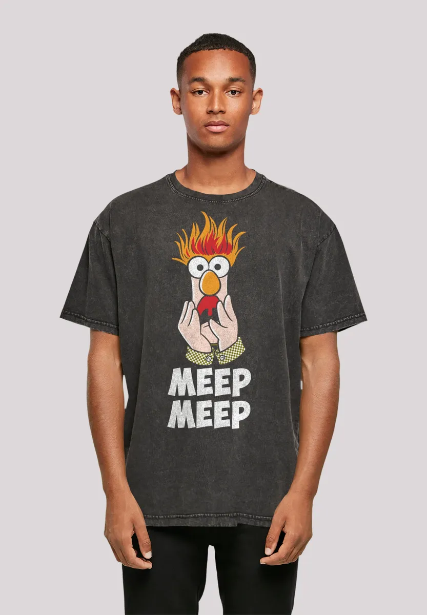 

F4NT4STIC Футболка "Disney Muppets Meep Meep", премиум качество, черный