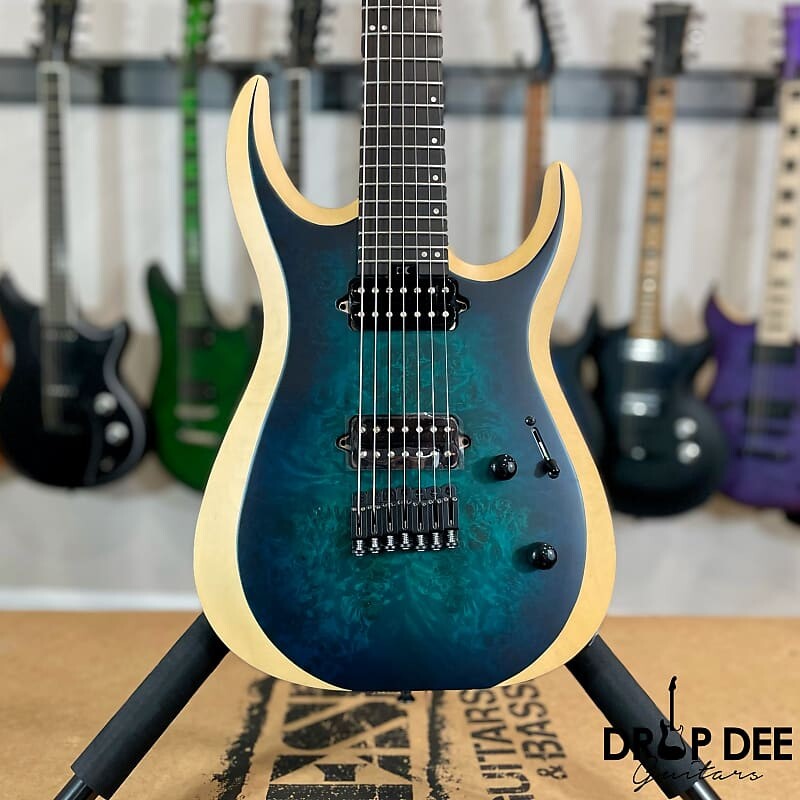 

Электрогитара Jackson Pro Plus Series Dinky MDK7P HT Electric Guitar w/ Bag - Chlorine Burst