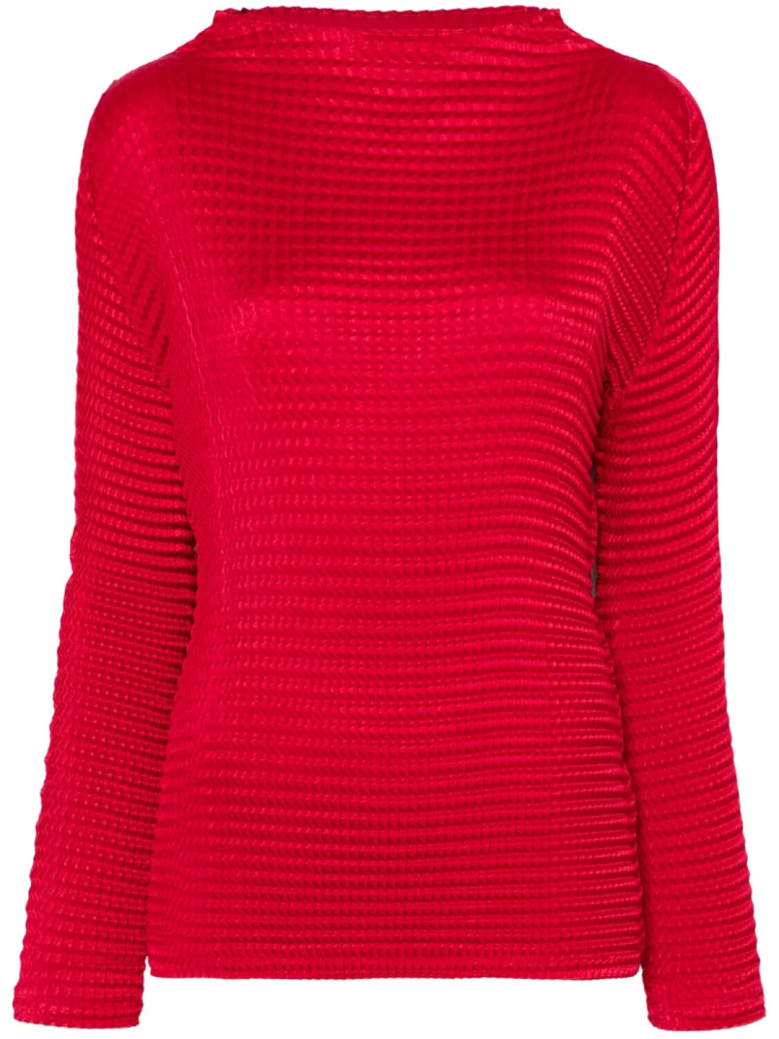 

Топ Issey Miyake Suede Like Pleats, красный