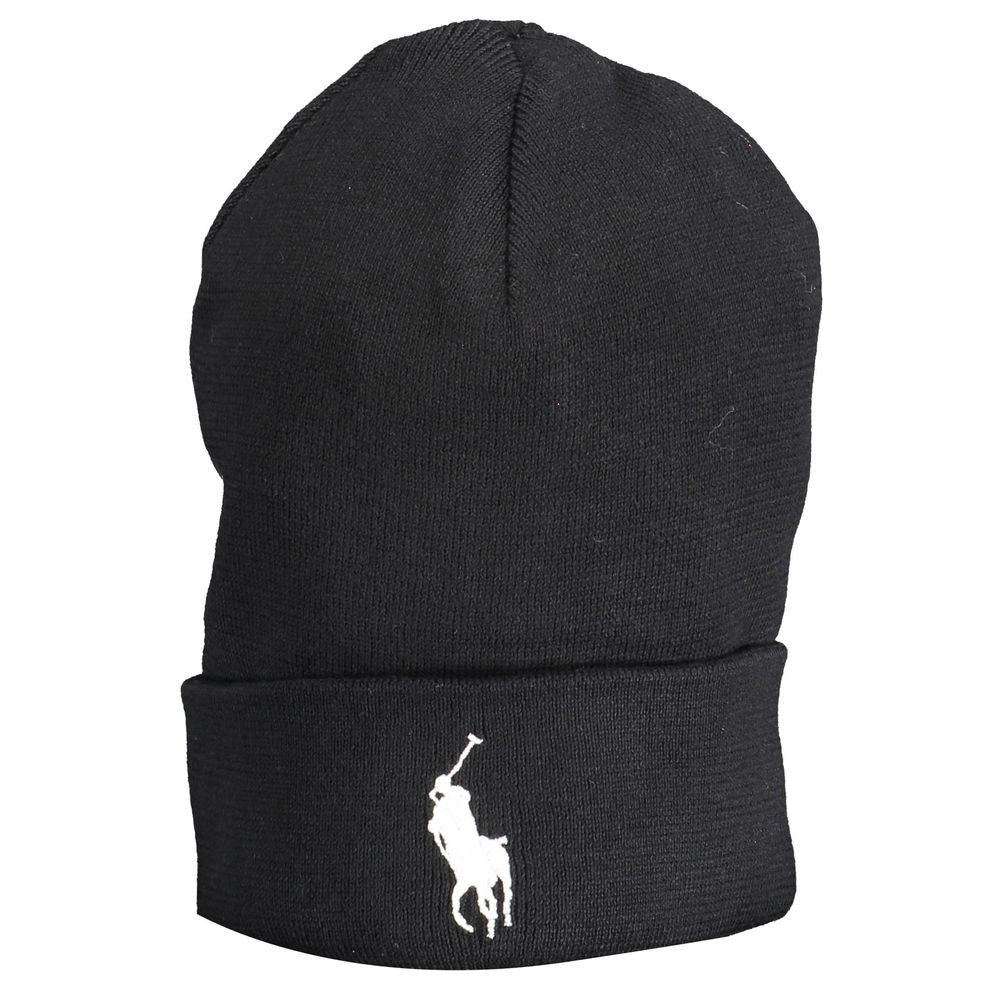 

Черные хлопковые шапка и кепка Ralph Lauren