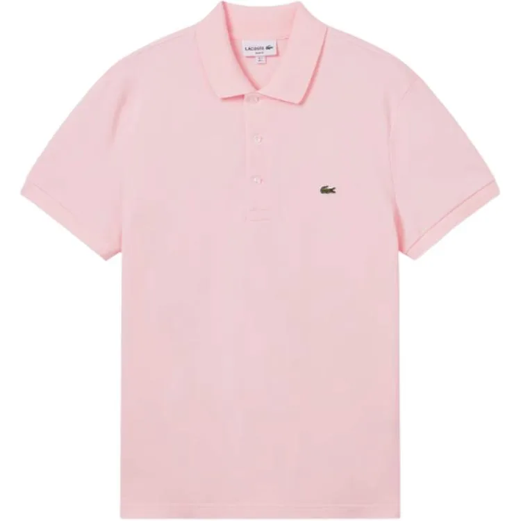 Футболка поло с вышитым логотипом LACOSTE, T03/Flamingo Pink