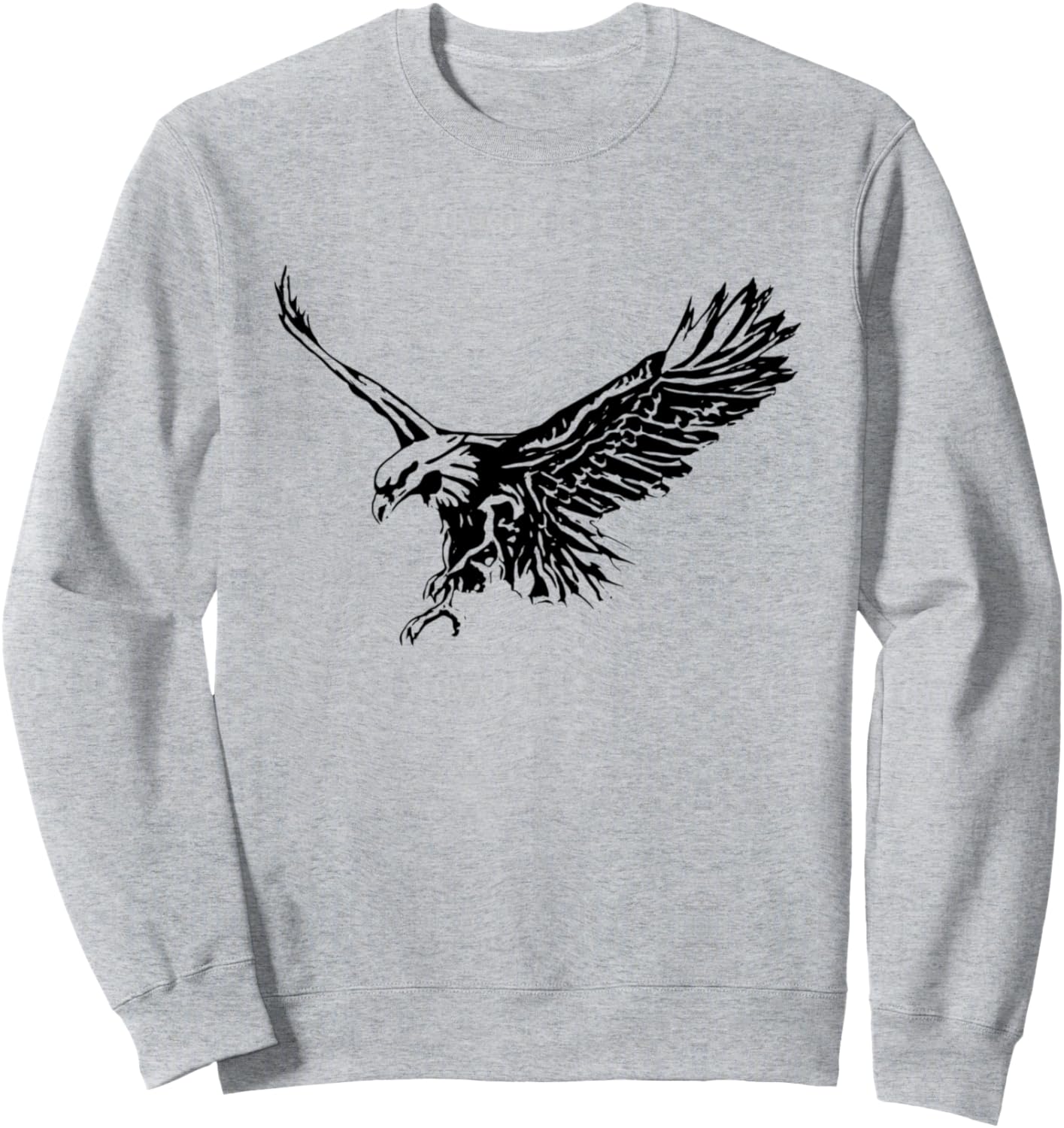 

Толстовка с изображением орла и птицы, красочный дизайн, животное Eagle - Bird Animal Gift Christmas Birthday, серый