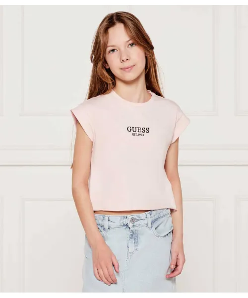 

Футболка Regular fit Guess, розовый