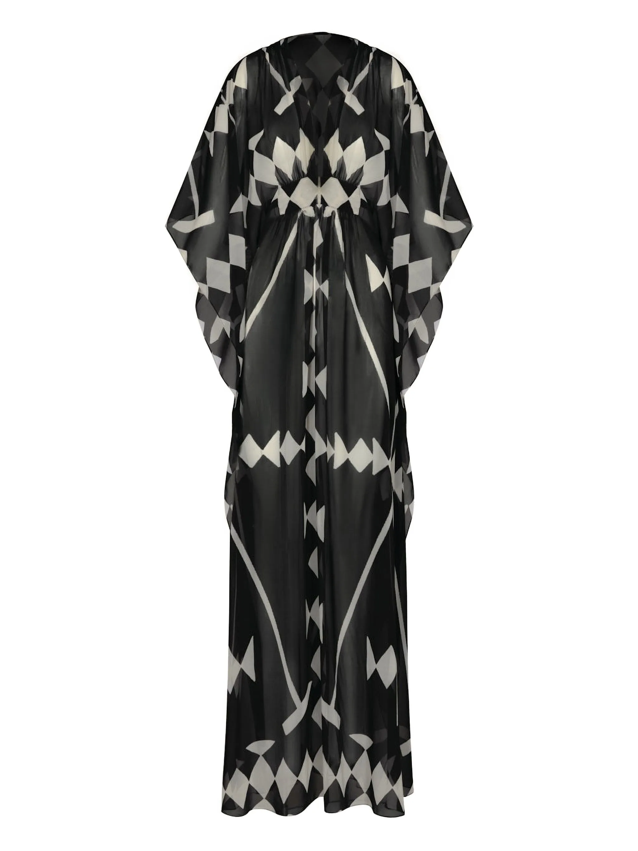 

Платье макси Secret Garden с геометричным принтом Johanna Ortiz, черный