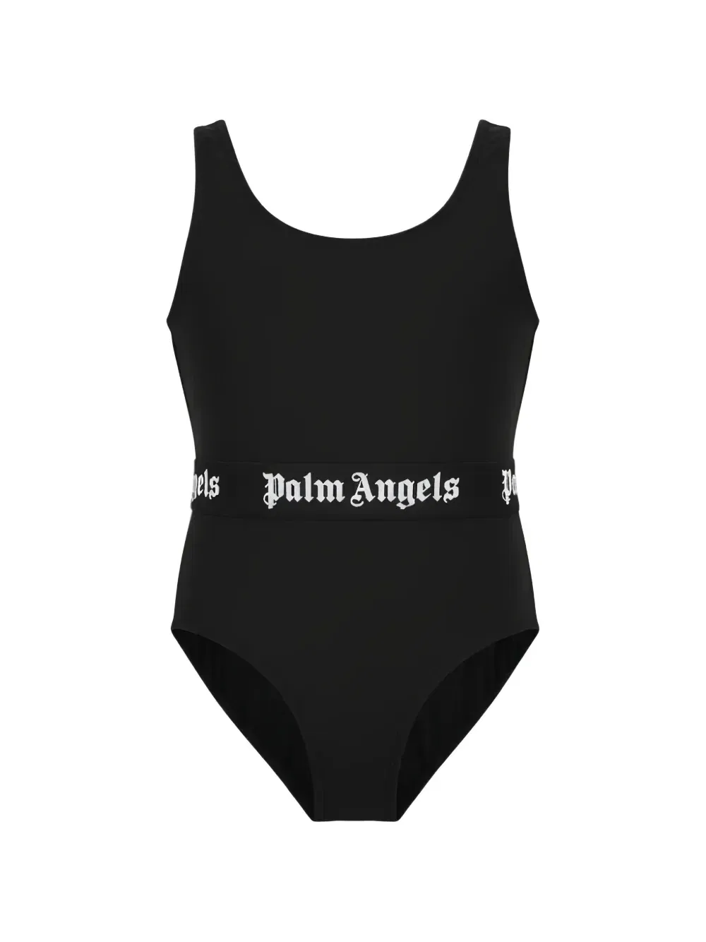 Слитный купальник с деталями логотипа Palm Angels Kids, черный