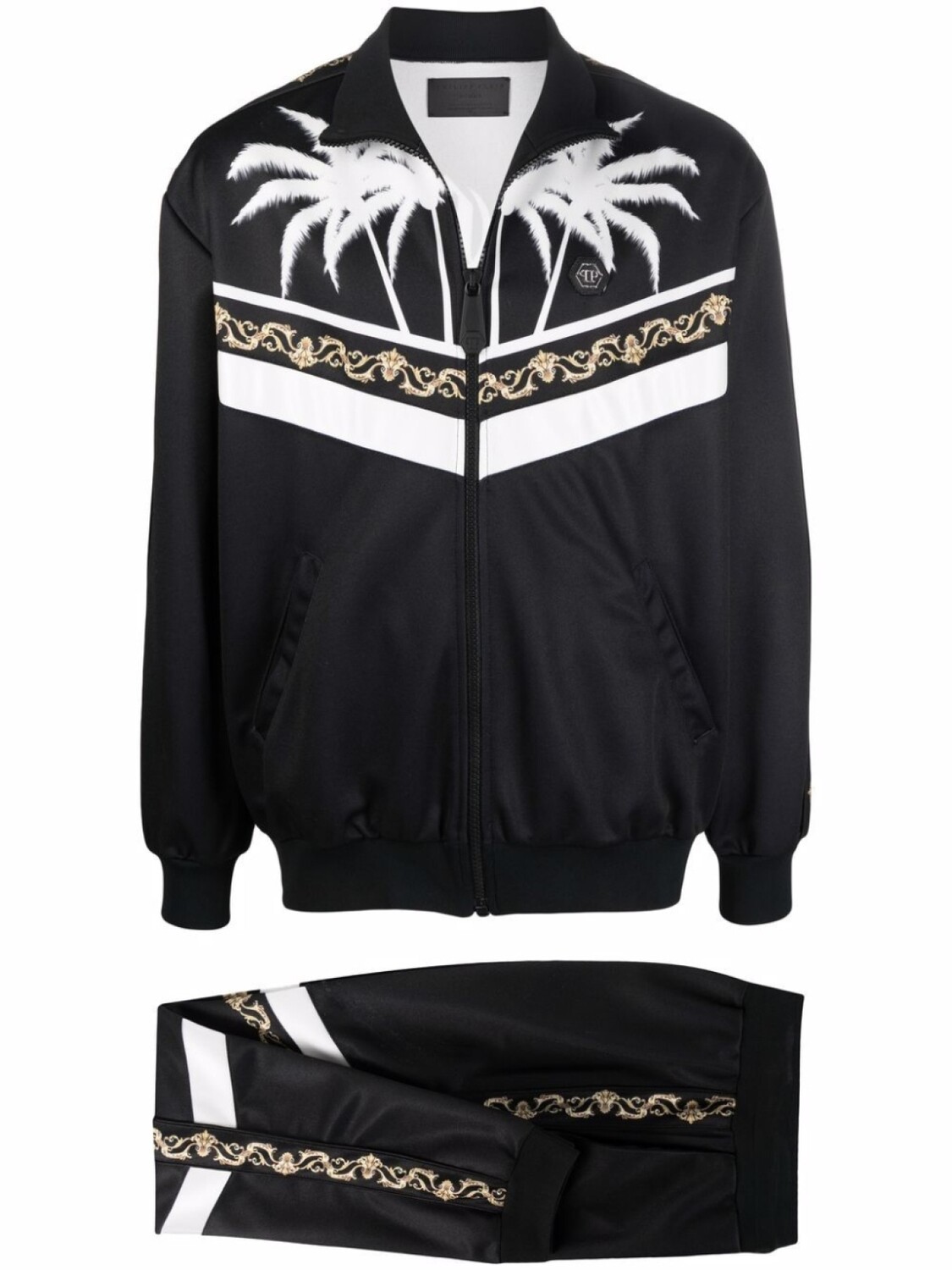 

Philipp Plein спортивный костюм с принтом Baroque, черный