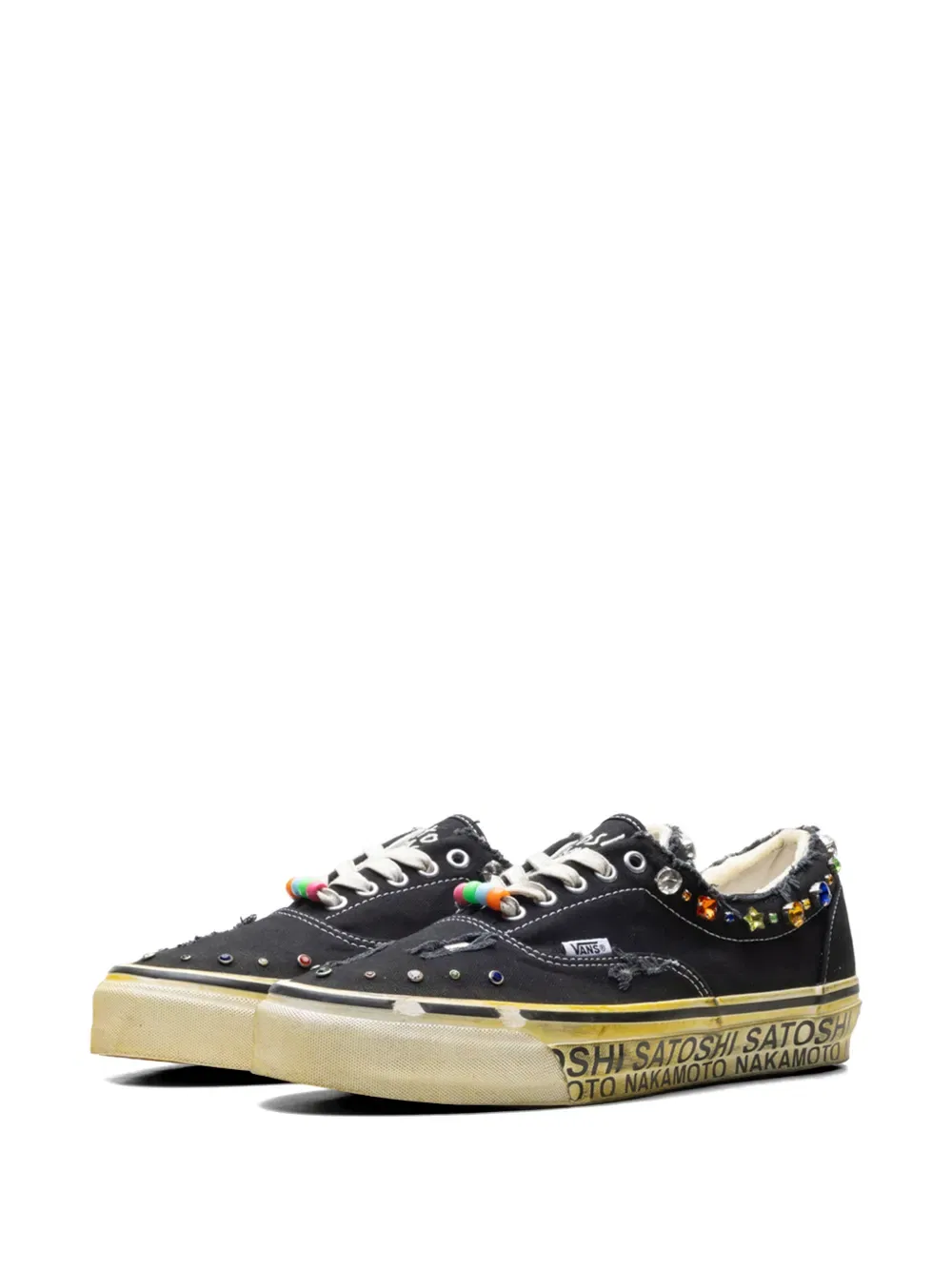Кроссовки X satoshi nakamoto otw Era 95 Lucky Charm Vans, черный — фото 2