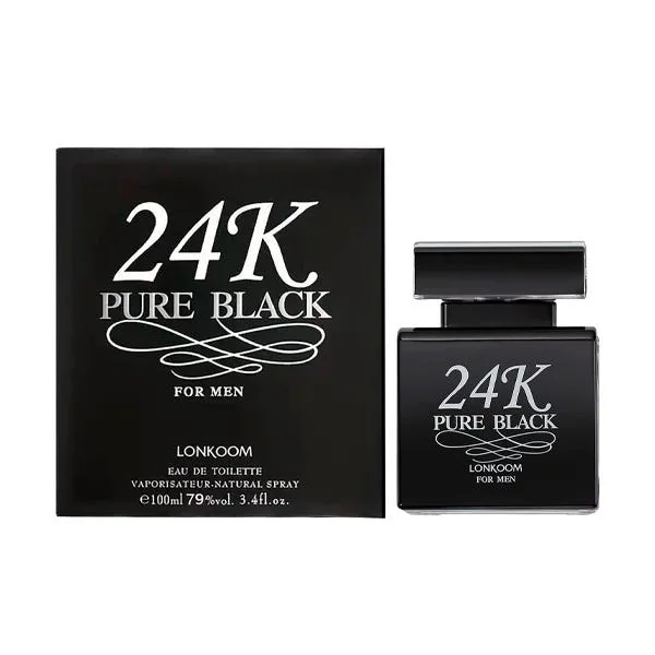 Туалетная вода для мужчин LONKOOM 24K Pure Black 100 мл — фото 2