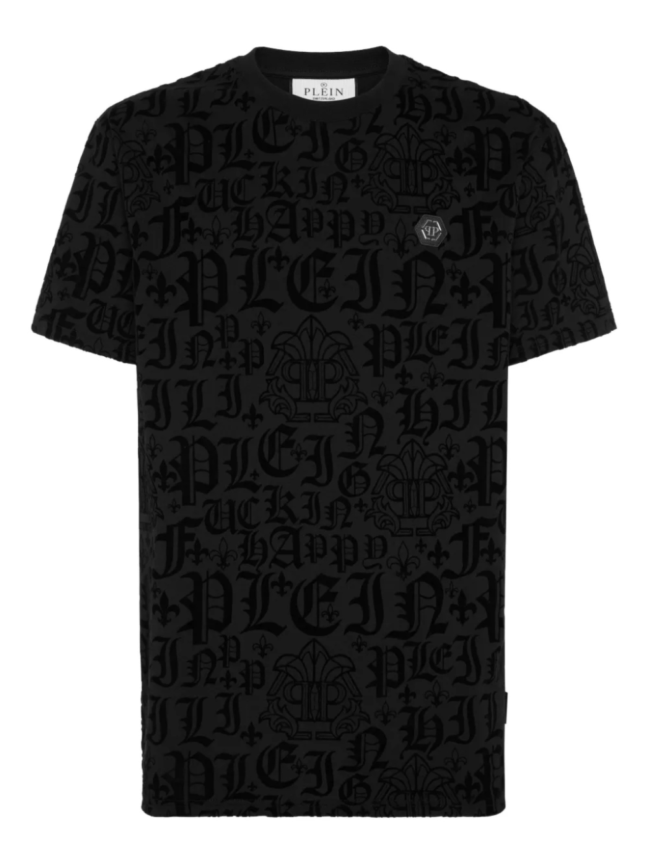 

Футболка с принтом Gothic Plein Philipp Plein, черный