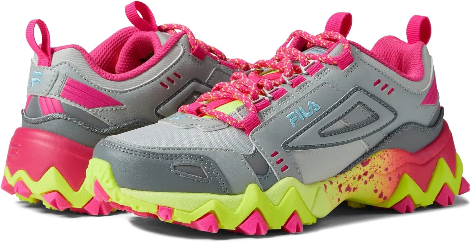 Кроссовки Fila Solario, Glacier Gray/Safety Yellow/Pink Glo