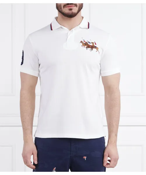 

Футболка поло Slim fit Polo Ralph Lauren, белый