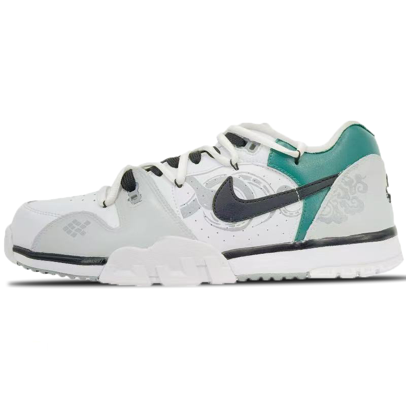 

Кроссовки Cross Trainer с антискользящим покрытием, износостойкие, низкие, мужские, серые, черные, зеленые Nike, Gray Black Green